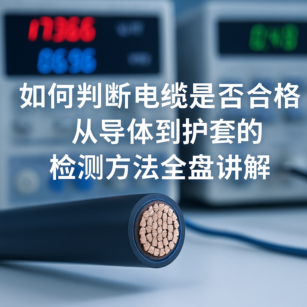 怎样判断电缆是否及格？？？从导体到护套的检测要领通盘解说